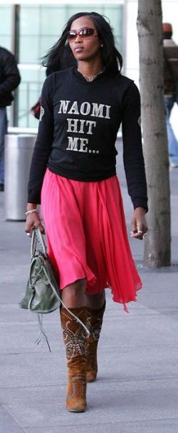 Naomi Campbell tiene sentido del humor (II)
