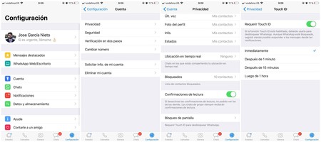 Bloqueo Touch Id
