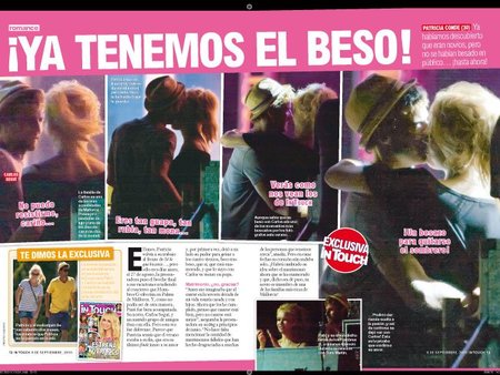 Patricia Conde pillada bien cariñosona con su nuevo novio