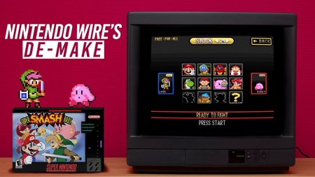 Así habría sido Super Smash Bros. si hubiese sido publicado en Super Nintendo
