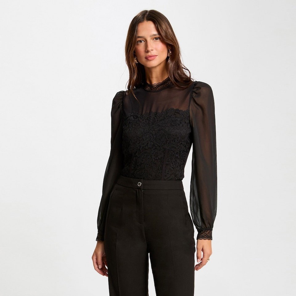 Body con encaje Morgan