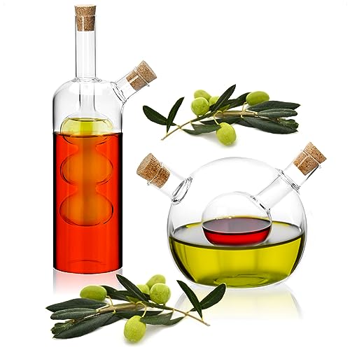 Robin Goods® Set 2 dispensadores de aceite y vinagre 2 en 1