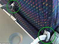 Si el pasajero de adelante reclina su asiento, usa este sistema para evitarlo
