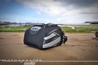 GIVI XS301, prueba de la bolsa sobre asiento