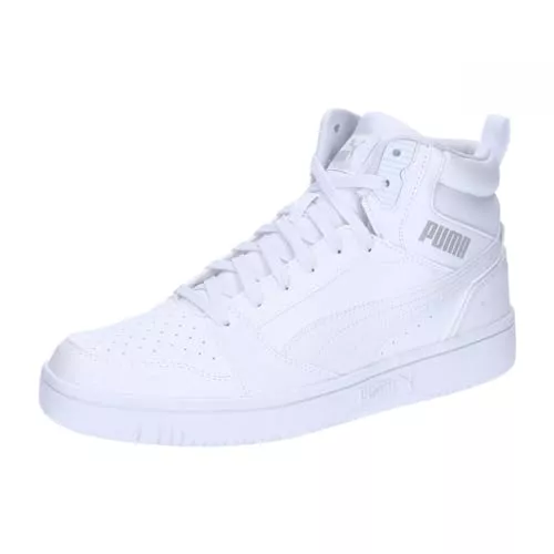 PUMA Rebound V6, Zapatillas Unisex adulto, Puma White Puma White Cool Light Gray, 42 EU