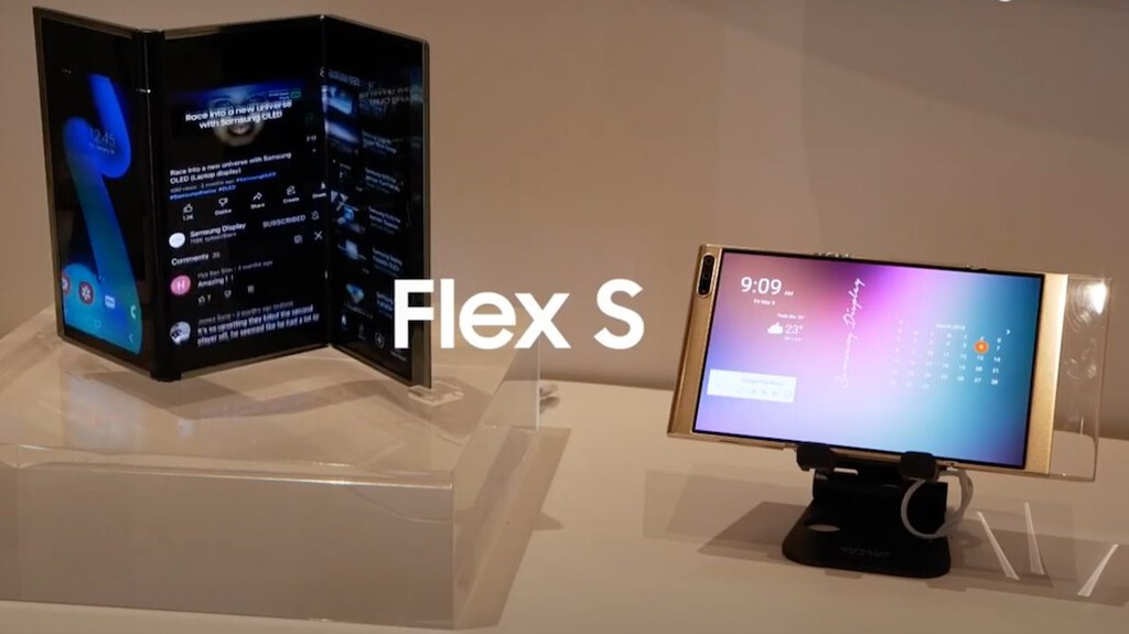 Samsung muestra cuatro conceptos de dispositivos plegables: smartphones que se estiran y tablets que se doblan hasta en tres partes 
