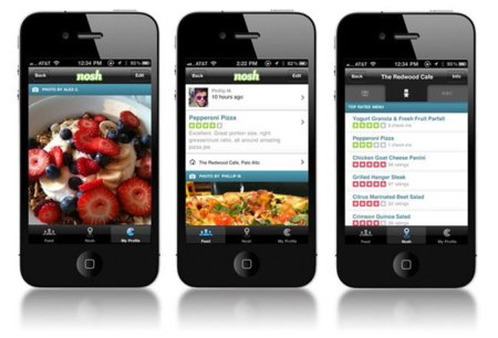 Nosh, un Foursquare gastronómico para IOS y Android