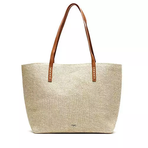 MISAKO Paraiso bolso shopper grande efecto rafia Mujer
