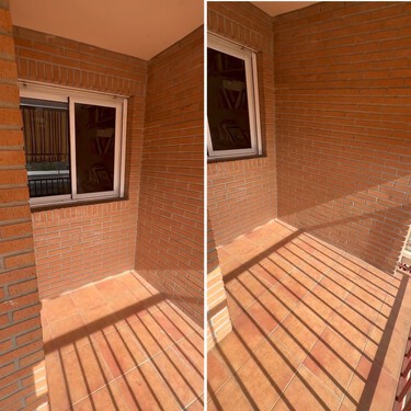 Era una terraza insulsa, monótona y aburrida y ahora es una terraza boho que querría tener en casa cualquier interiorista 