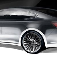 La nueva generación del KIA Cadenza se verá más o menos como lo dicen estos bocetos