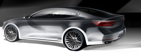 La nueva generación del KIA Cadenza se verá más o menos como lo dicen estos bocetos