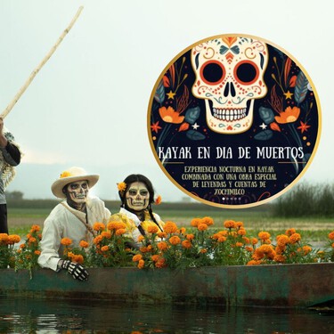 Así es la experiencia de Día de Muertos 2026 en Xochimilco: kayak entre flor de cempasúchil, leyendas, pan de muerto y atole 