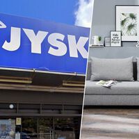 JYSK liquida este sofá cama ideal para pisos pequeños: es muy cómodo y tiene espacio de almacenaje