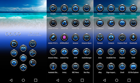 Tea Dark Blue Icon Pack