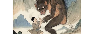 O "Saci Pererê" da China: conheça o  Dújiaogui, a criatura de uma perna só que usa chapéu de bambu e adora pregar peças e desafiar os viajantes 