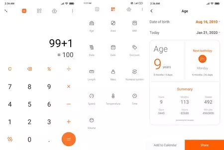 Xiaomi 電卓