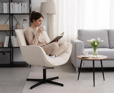 sillón giratorio