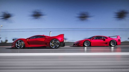 Ferrari F40 Tribute 2019 Recreacion