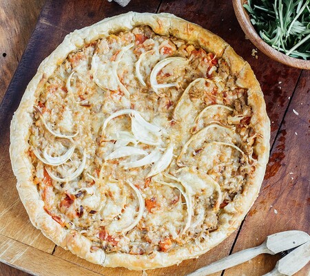 Tarta de atún y mostaza. Receta fácil