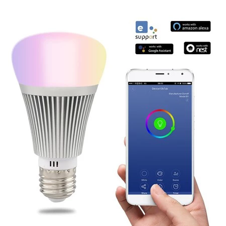 Bombilla LED inteligente Sonoff, con WiFi, por sólo 6,99 euros con este cupón