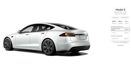 Tesla Model S Configurador