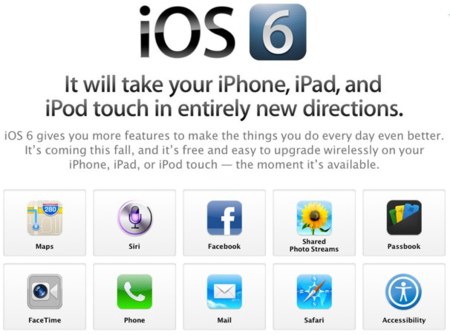Estas son las novedades de iOS 6 presentadas hoy en la keynote #keynoteiPhone5