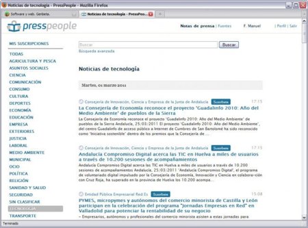 Presspeople, herramienta profesional de noticias pensada para periodistas