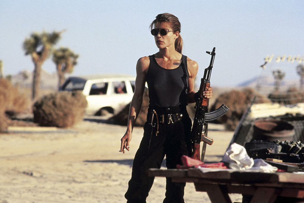 Linda Hamilton en Terminator 2