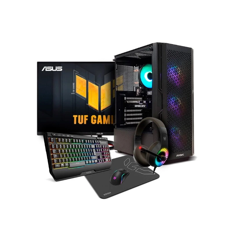 PC NEO Gaming i5-12400F RTX 5060 SSD 1TB 32GB + Monitor + Periféricos