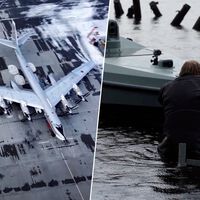 Estábamos acostumbrados a ver cosas raras en Ucrania, pero esto es diferente: barcos y bombarderos sin nadie al volante