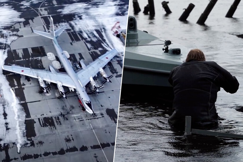 Estábamos acostumbrados a ver cosas raras en Ucrania, pero esto es diferente: barcos y bombarderos sin nadie al volante thumbnail