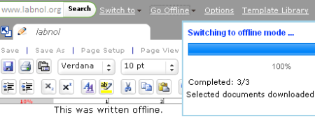 Zoho Office ya podemos usarlo de forma offline