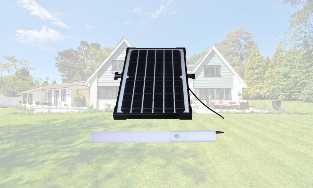 Este foco LED con carga USB y panel solar es un chollo imprescindible para tu terraza o jardín