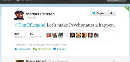 El creador de 'Minecraft' parece dispuesto a pagar el desarrollo de 'Psychonauts 2'