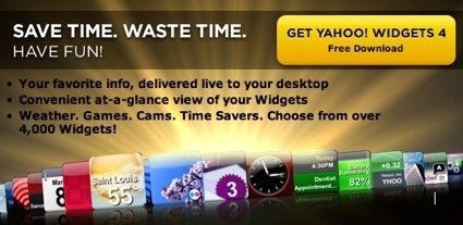 Yahoo! Widget 4 ya disponible