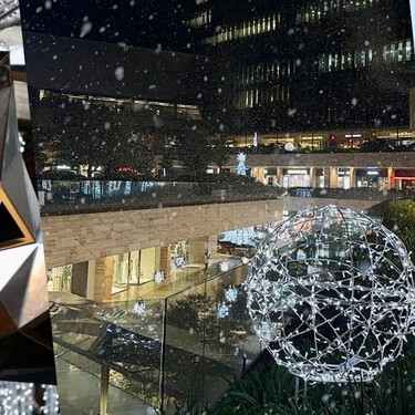 Nieve, árbol de Navidad y fotos con Santa: este centro comercial al sur de CDMX da inicio a sus espectáculos de fin de año