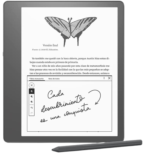 Kindle Scribe, el primer Kindle para leer y escribir, con una pantalla Paperwhite de 10,2" y 300 ppp | Con lápiz prémium | 32 GB