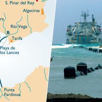Bajo el Estrecho hay un cable de 29 kilómetros que une España y Marruecos. Y es el "cordón umbilical" de la energía marroquí