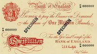 El billete del millón de libras ya existe