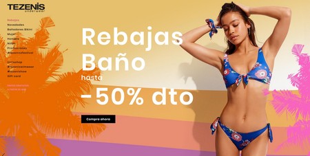 Rebajas de baño en Tezenis: hasta 50% de descuento de decenas de bañadores y bikinis