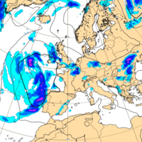 Un frente frío se acerca a toda velocidad al noroeste del país: 12 horas de lluvia intensa, mucho viento, frío y granizo para acabar agosto