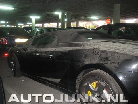 Lamborghini Gallardo abandonado