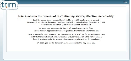 Tr.im dice adios