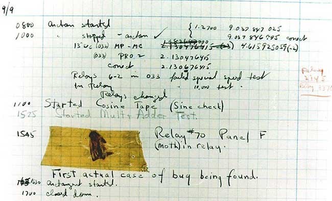 Primer bug de la historia