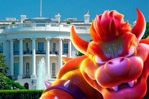 Uno de los mejores momentos de mi infancia fue cuando Bowser robó la Casa Blanca y secuestró al Presidente 