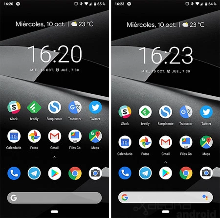 Pixel 3 ランチャー