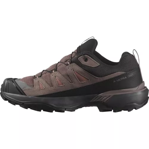 Salomon X Ultra 360 Leather Gore-Tex Zapatos de senderismo para Mujer, Estabilidad, Agarre, Protección haga el tiempo que haga, Cognac, 39 1/3