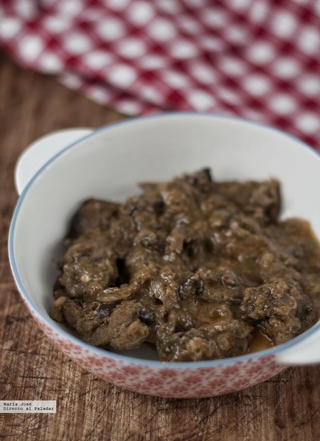 Receta de fricandó de ternera