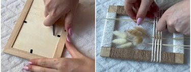 Cómo convertir un viejo marco de fotos en una monada para adornar cualquier recibidor