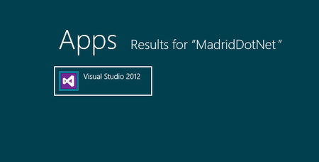 Evento de novedades de Visual Studio 2012 por MadridDotNet